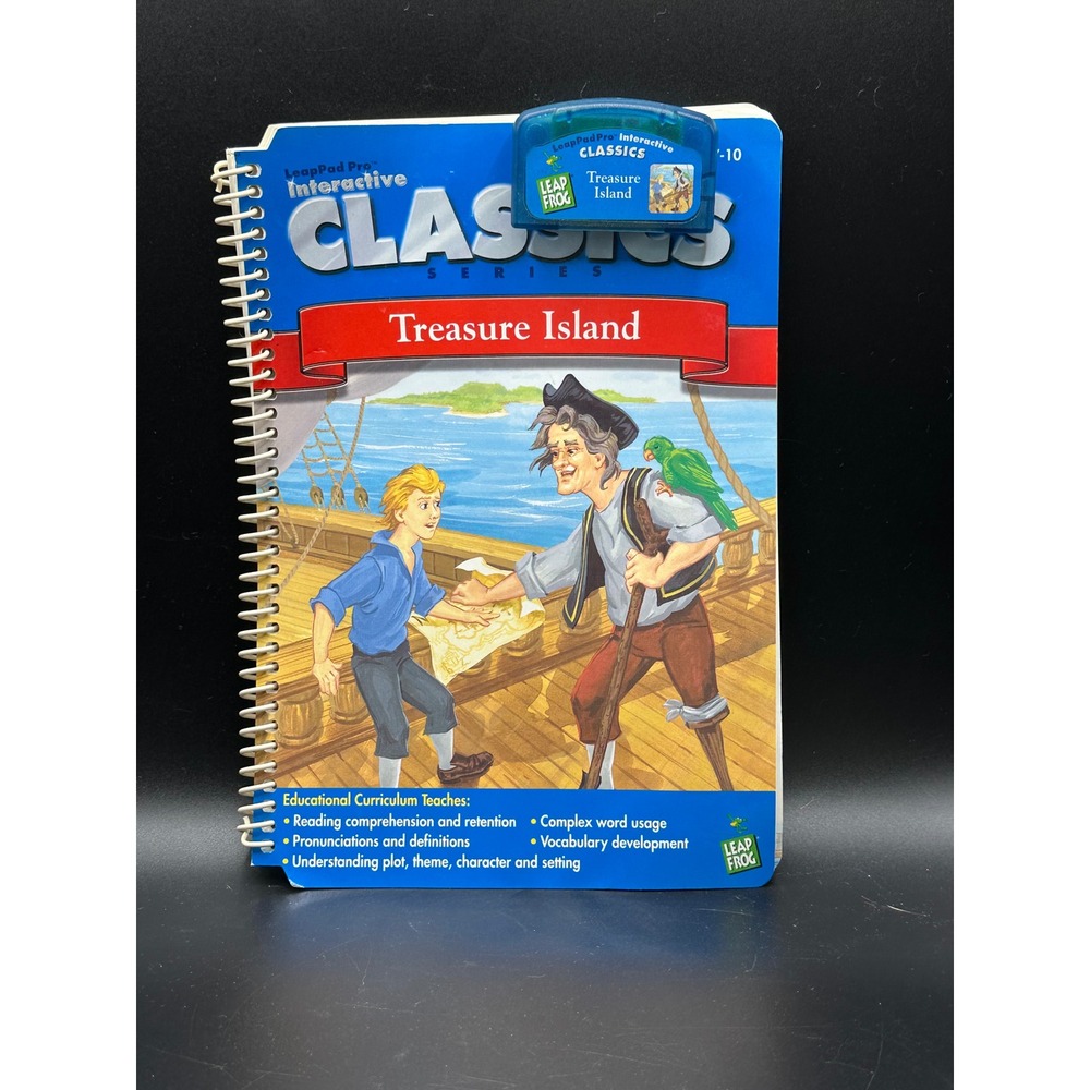 LeapFrog LeapPad Pro Interactive Classics Treasure Island Book and Cartridge